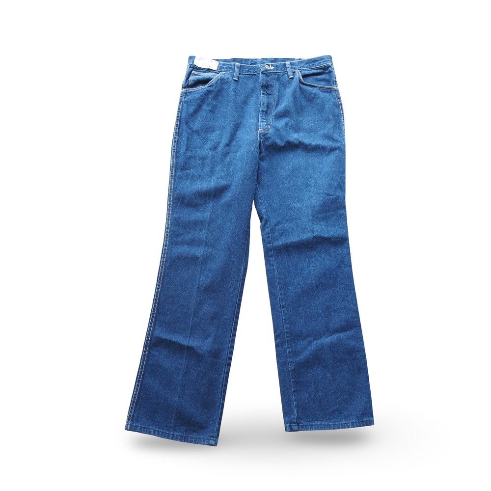 Wrangler 85640 Vintage 70s Regular Fit Denim Jeans Medium Wash Mens 38x31‎ USA